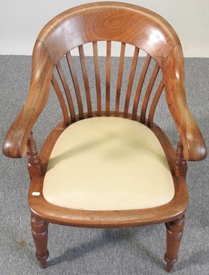 Lot 62 - A desk chair