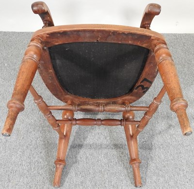 Lot 62 - A desk chair