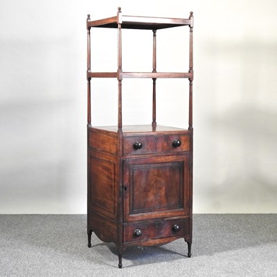 Lot 109 - A mahogany whatnot