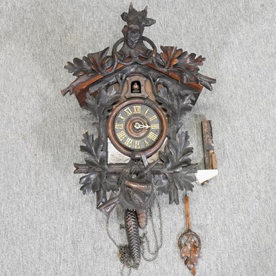 Lot 173 - An early 20th century black forest cuckoo clock case