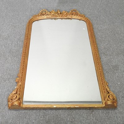 Lot 215 - A Victorian mirror