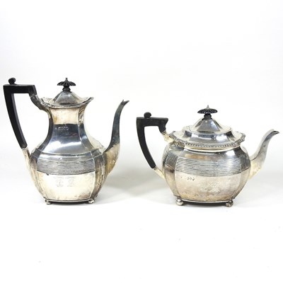 Lot 183 - Two Victorian silver pots