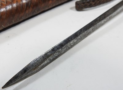 Lot 213 - Walking cane and baton