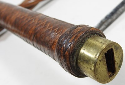 Lot 213 - Walking cane and baton