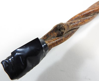 Lot 213 - Walking cane and baton