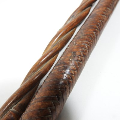 Lot 213 - Walking cane and baton