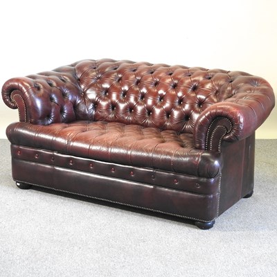 Lot 438 - A chesterfield sofa