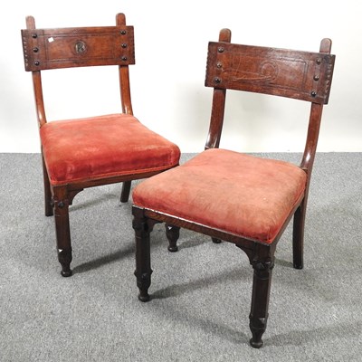 Lot 366 - A pair of chairs