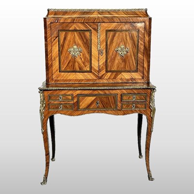 Lot 535 - A French kingwood bonheur du jour