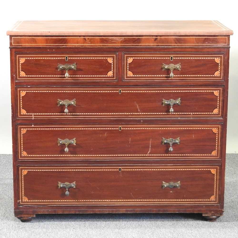 Lot 139 - An inlaid chest