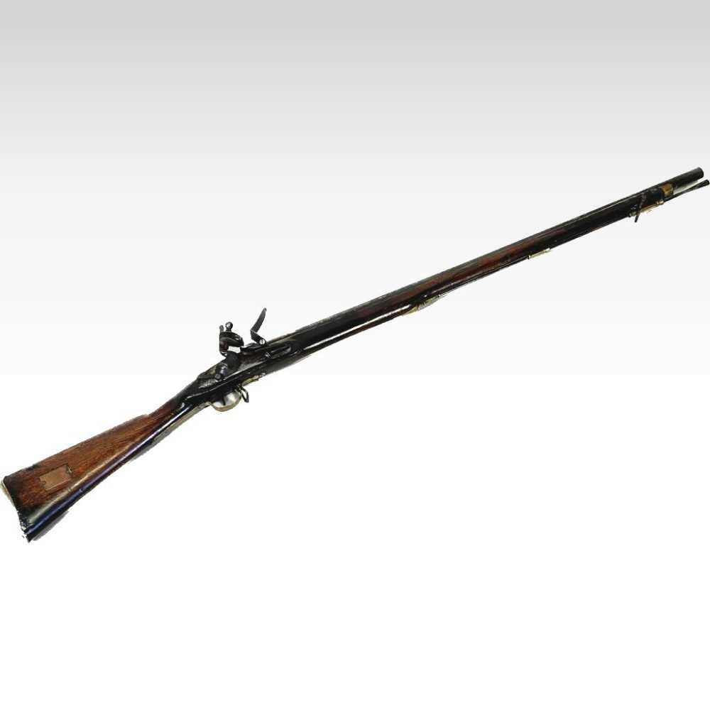 Lot 32 - A flintlock rifle