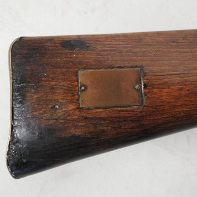 Lot 32 - A flintlock rifle