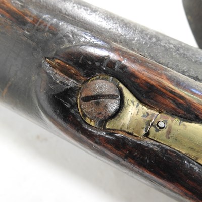 Lot 32 - A flintlock rifle