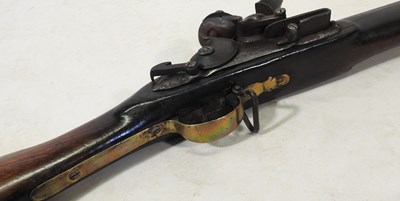 Lot 32 - A flintlock rifle