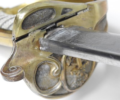 Lot 5 - A naval sword