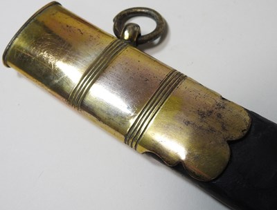 Lot 5 - A naval sword