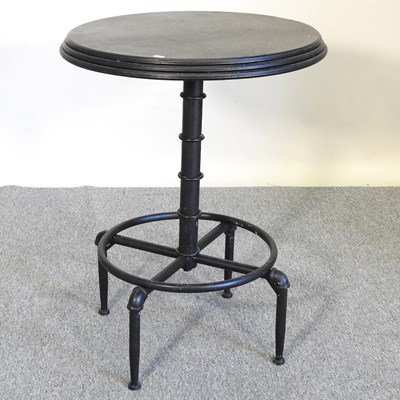 Lot 374 - A garden table