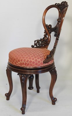 Lot 180 - A harpist's chair