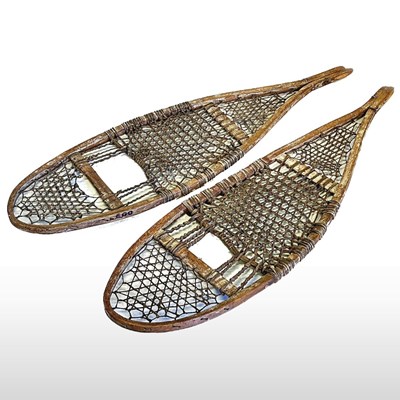 Lot 267 - A pair of snow shoes