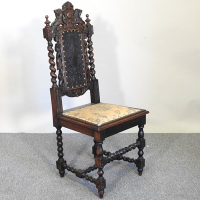 Lot 21 - A 19th century chair