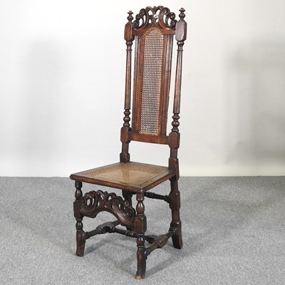 Lot 236 - A walnut chair