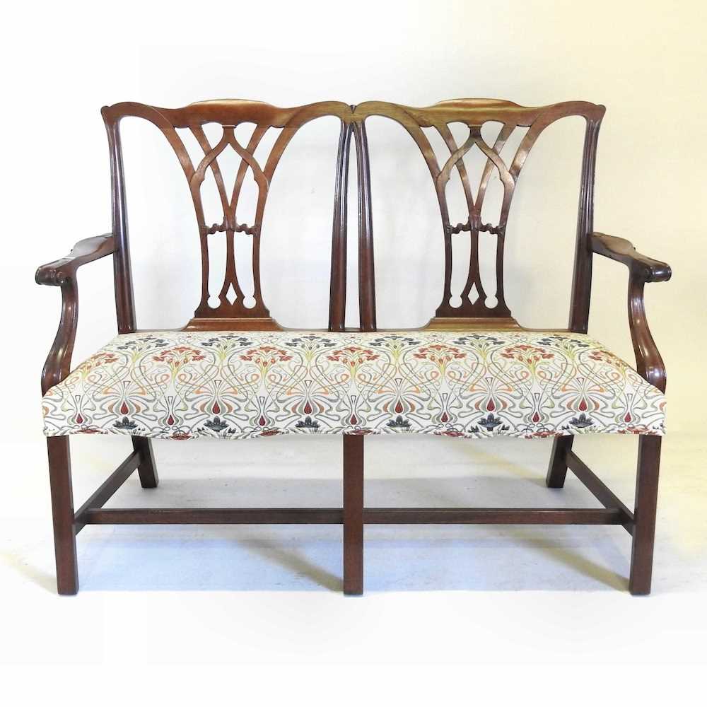 Lot 324 - A chairback sofa