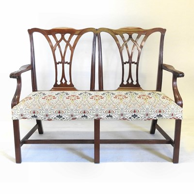 Lot 324 - A chairback sofa