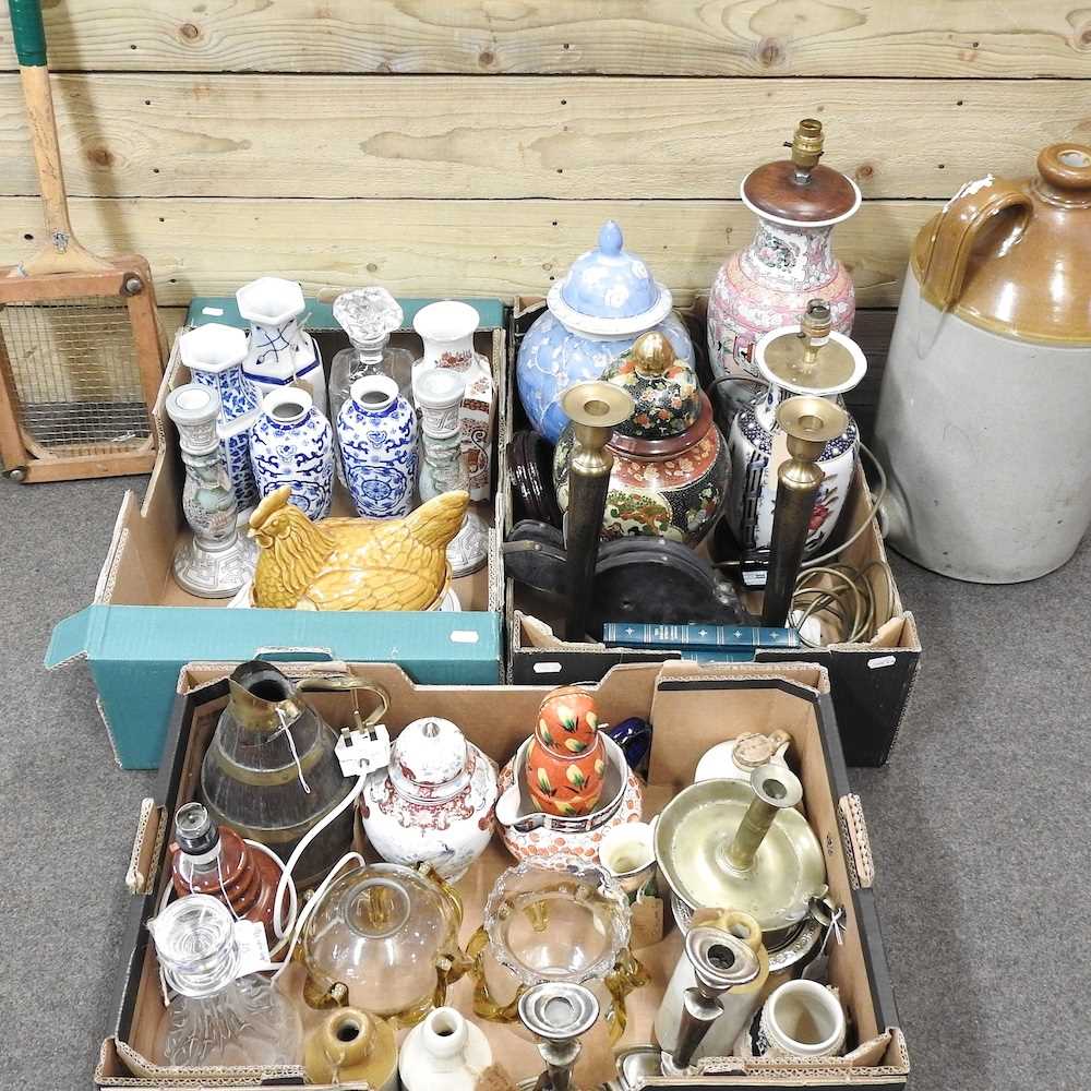 Lot 69 - Three boxes of china and glass