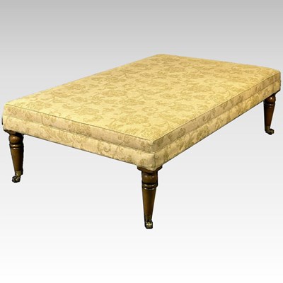 Lot 471 - A large footstool