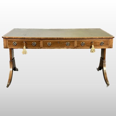 Lot 137 - A library table