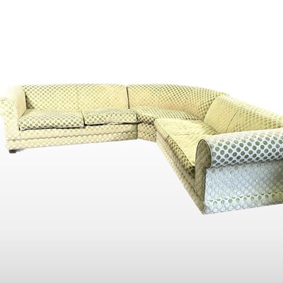 Lot 363 - A corner sofa