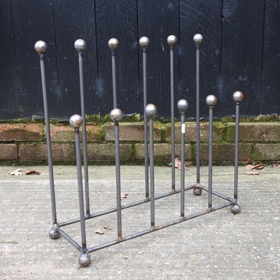 Lot 253 - A boot stand