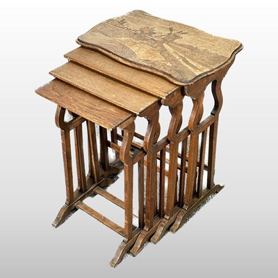 Lot 129 - Art Nouveau tables
