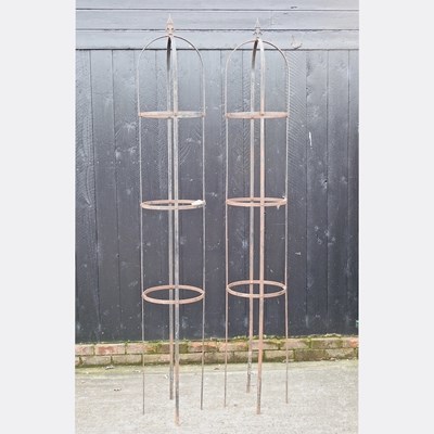 Lot 166 - A pair of obelisks