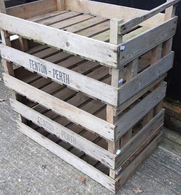 Lot 409 - Wooden fruit trays