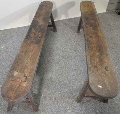 Lot 4 - A pair of benches