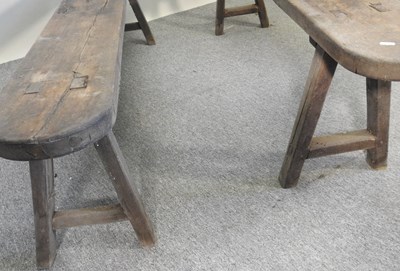 Lot 4 - A pair of benches