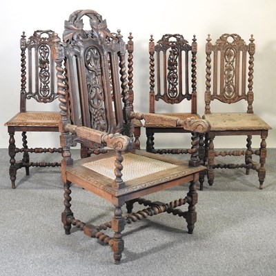 Lot 29 - A set of dining chairs