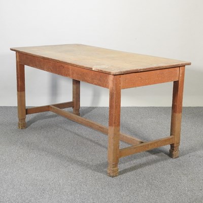 Lot 43 - A refectory table