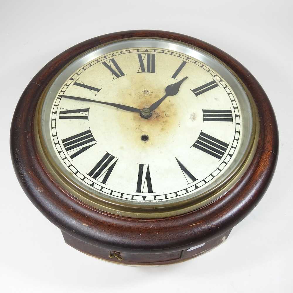 Lot 128 - A dial clock