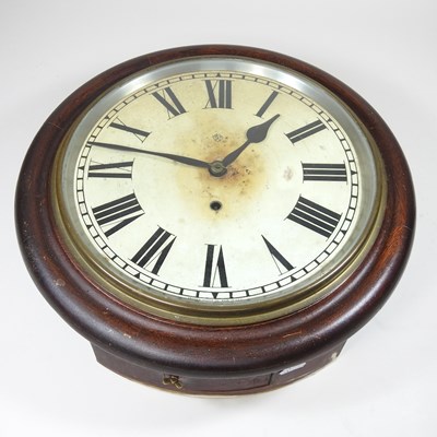 Lot 128 - A dial clock