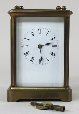 Lot 434 - A carriage clock