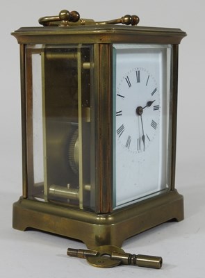 Lot 434 - A carriage clock