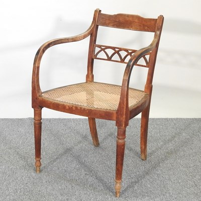 Lot 39 - A fender and armchair