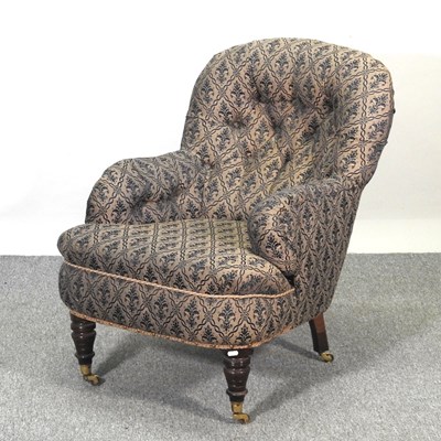 Lot 311 - A Victorian armchair