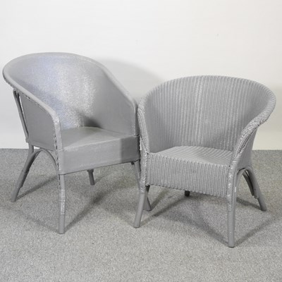 Lot 402 - Lloyd Loom chairs