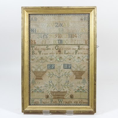 Lot 356 - A George III sampler