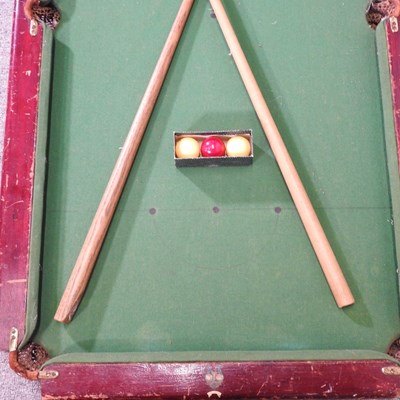 Lot 191 - A billiards table