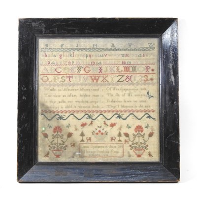 Lot 370 - A William IV sampler