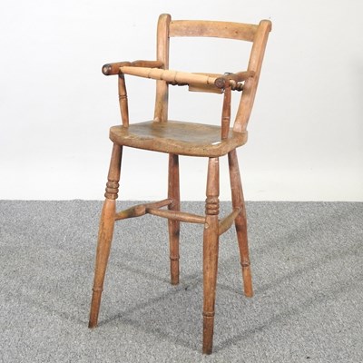 Lot 76 - A high chair